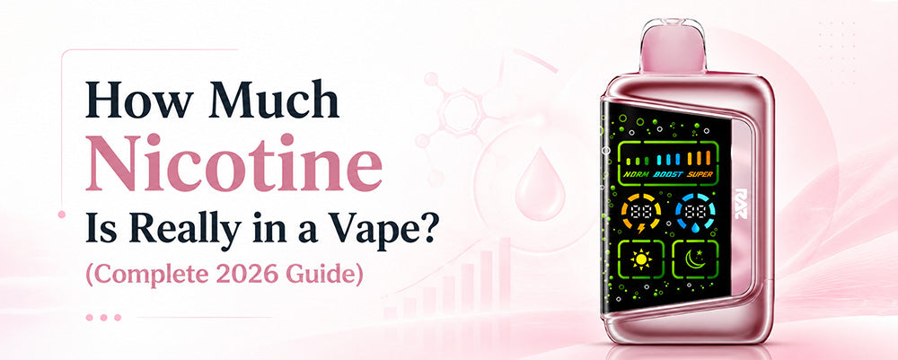 how much nicotine in a vape pod Is Really Vape? (Complete 2026 Guide) 0% Nicotine Free Choose Flavour:Lemon Peach Passion Fruit disposable hhc vapes near