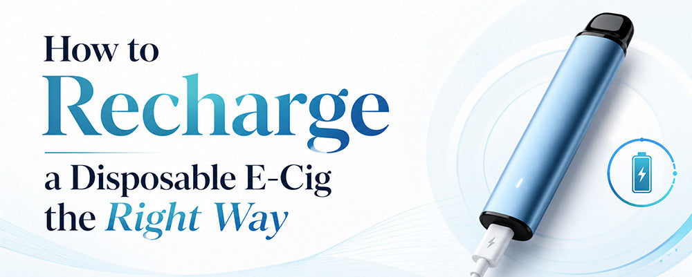 How to Recharge a Disposable E-Cig the Right Way