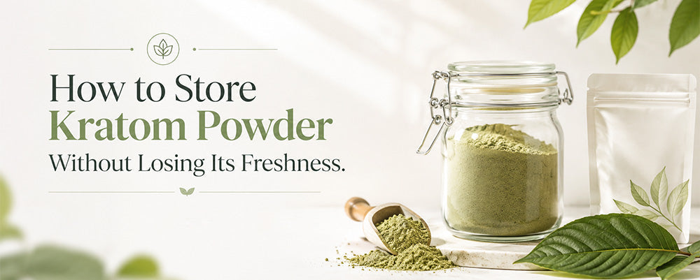 How to Store Kratom Powder Without Losing Its Freshness