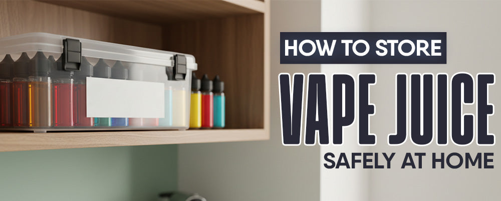 How to Store Vape Juice Safely at Home