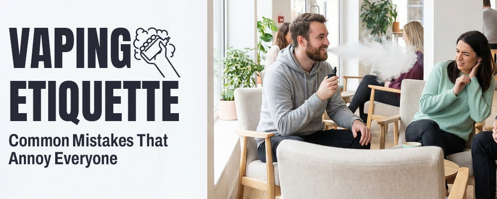 Vaping Etiquette: Common Mistakes That Annoy Everyone