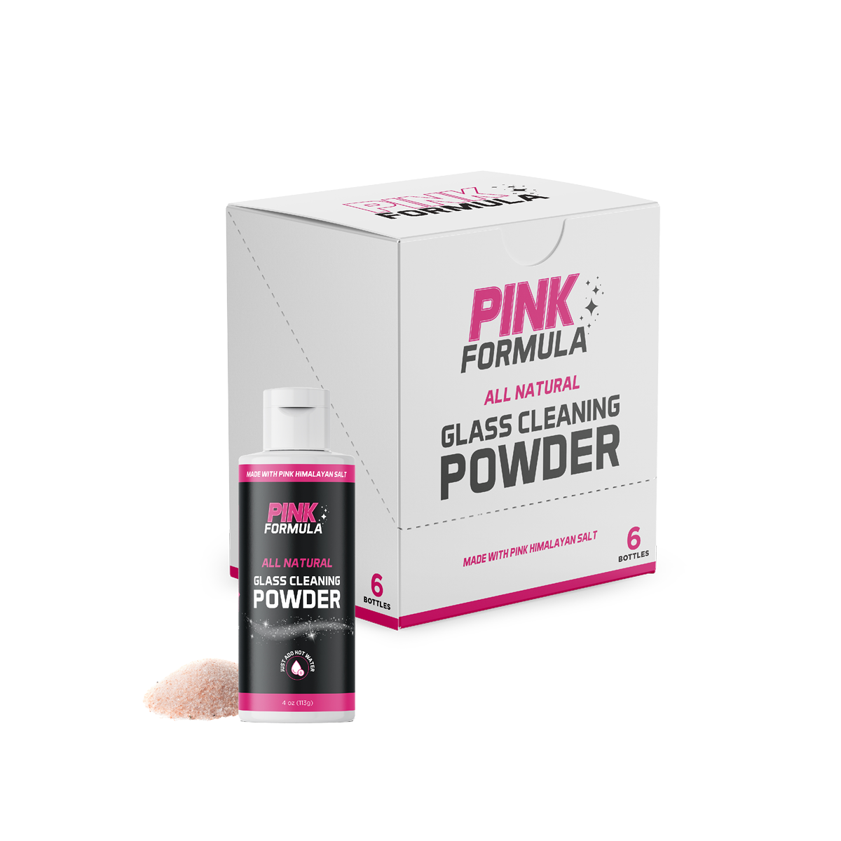Pink Formula Powder Glass Cleaner