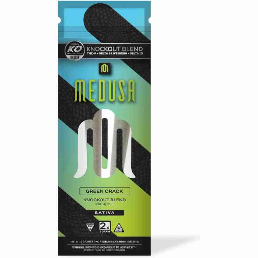 Medusa Knockout Blend 2.0 2-Gram Pre-Rolls THCP D8 D10 Medusa Knockout Blend 2.0 2-Gram Pre-Rolls THCP D8 D10