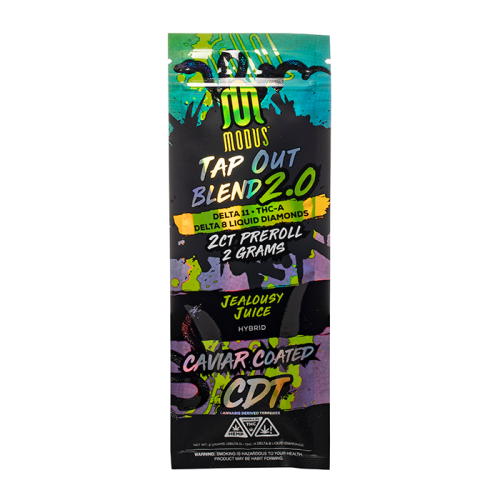 Modus Tap Out Blend 2.0 Pre-Roll D11 THCA D8 Liquid Diamonds 2Ct Modus Tap Out Blend 2.0 Pre-Roll D11 THCA D8 Liquid Diamonds 2Ct