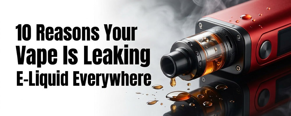10 Reasons Your Vape Is Leaking E-Liquid Everywhere