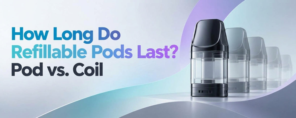 Refillable vape pod vs. coil lifespan comparison and replacement guide