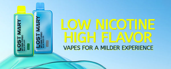 Low Nicotine, High Flavor: Vapes for a Milder Experience