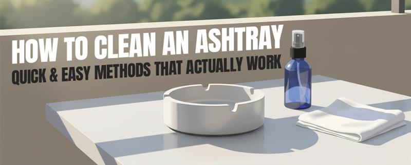 How to Clean an Ashtray: Quick & Easy Methods That Actually Work