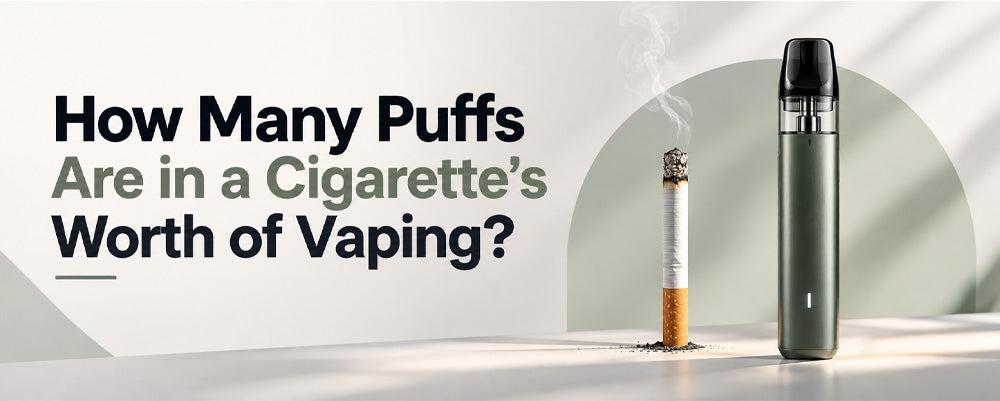 Puffs Are in a Cigarette’s Worth of Vaping