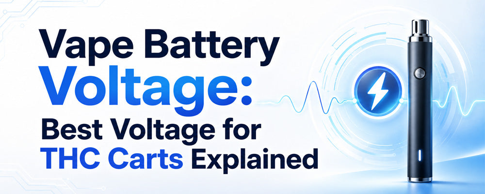 Vape Battery Voltage: Best Voltage for THC Carts Explained