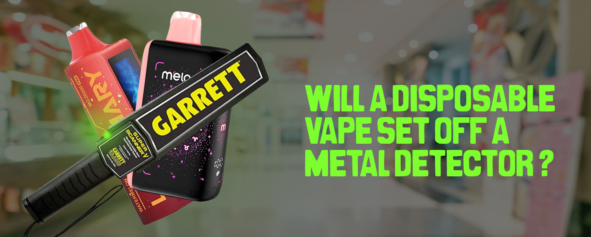 Will a Disposable Vape Go Off in a Metal Detector?