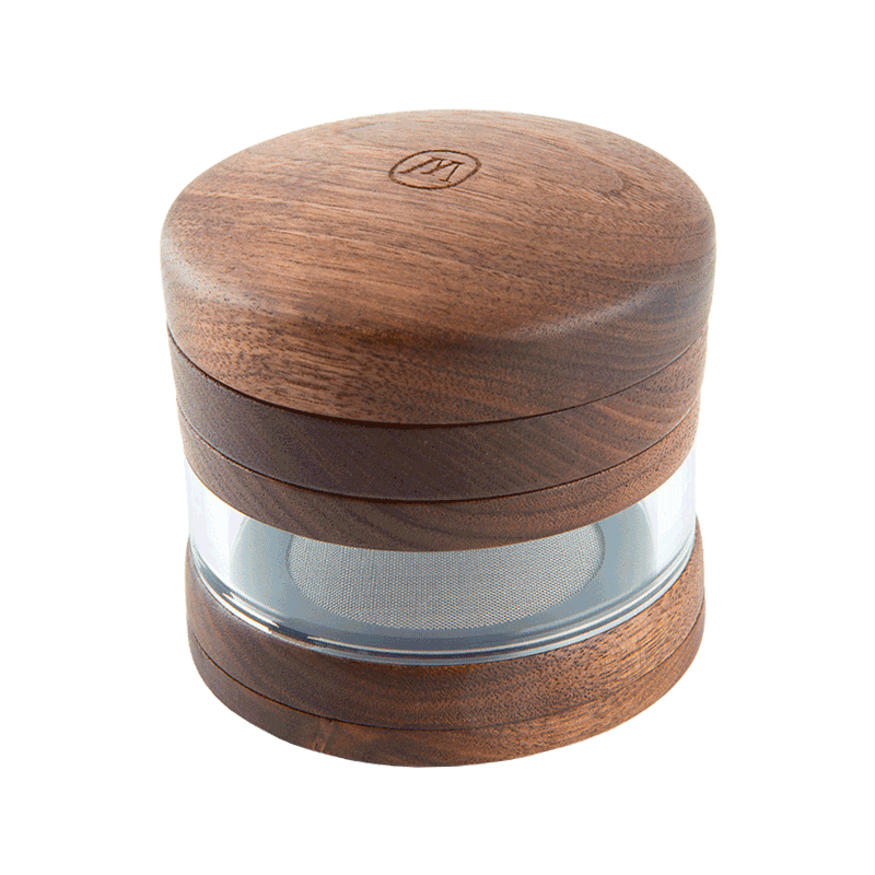 MARLEY NATURAL LARGE WOOD GRINDER 4PC - Puff Love Smoke Shop