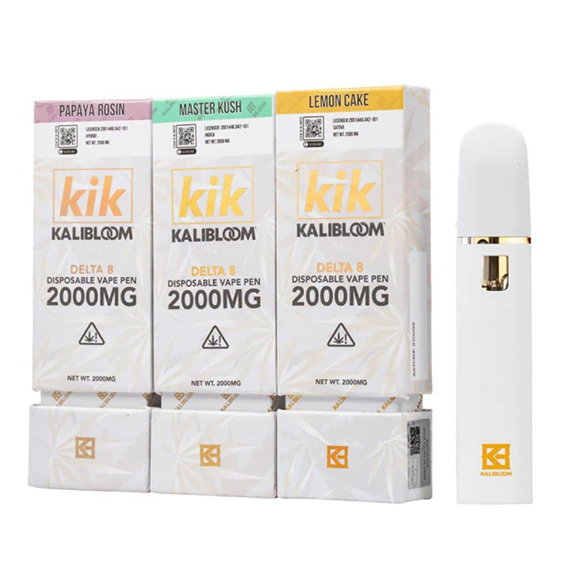 Kik Kalibloom Delta 8 Disposable - 2000mg - GREEN CRACK