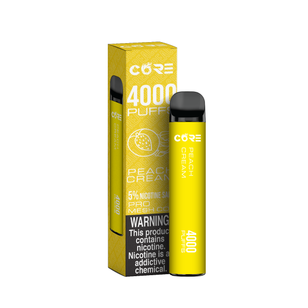 Core 4000 Puffs Disposable Peach Cream