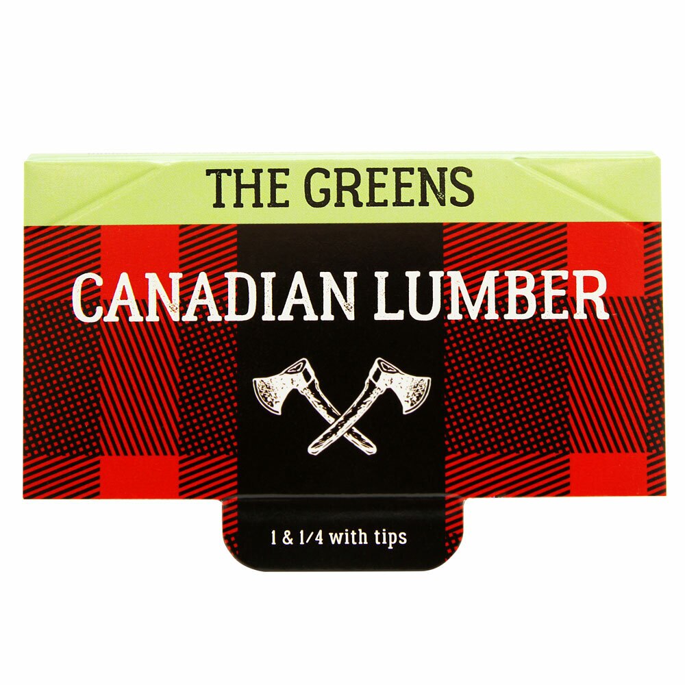 Canadian Lumber 1 1/4 Rolling Papers With Tips