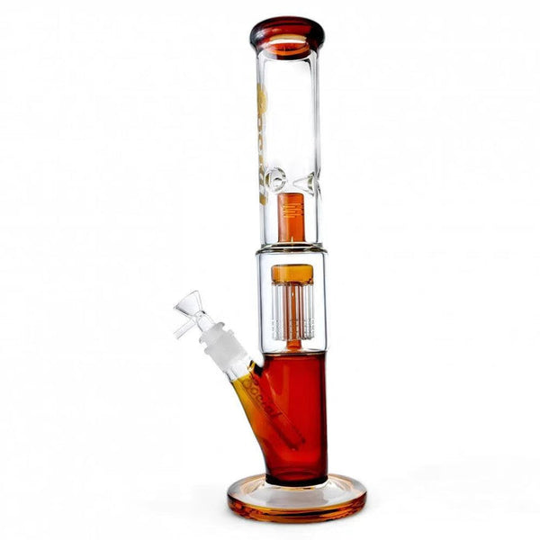 Social Glass - 15" Tree Arm Perc Straight Water Pipe