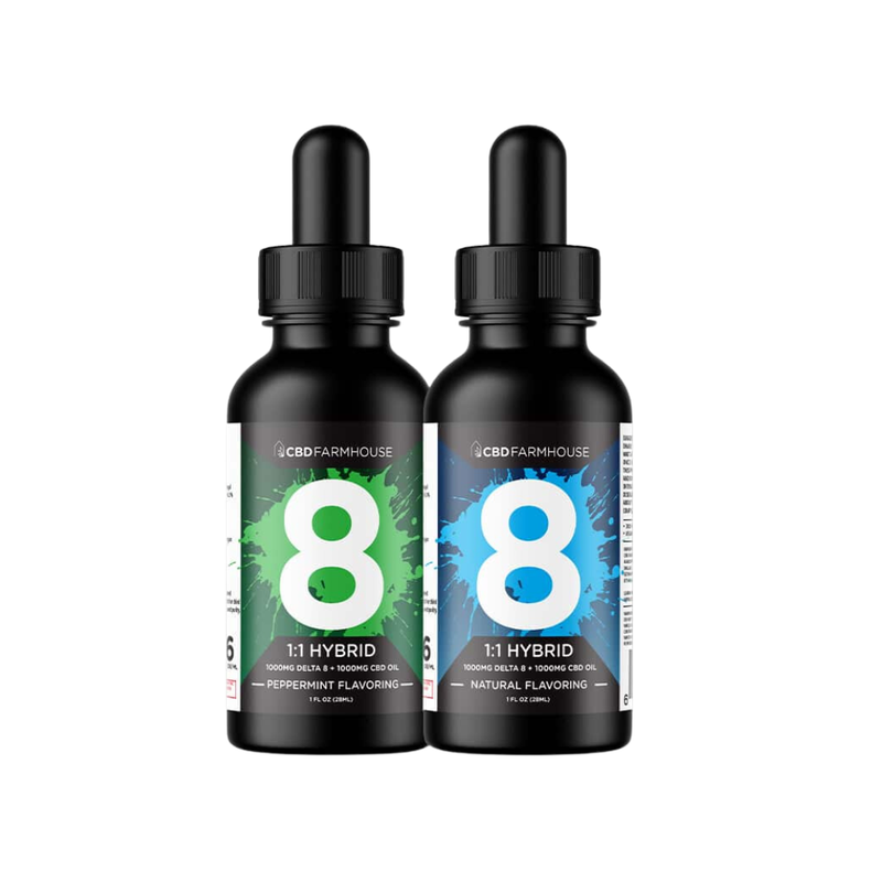 CBD Farmhouse 1:1 Delta 8 + CBD Tincture - 1000mg