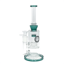 Color Cap Matrix Perc Water Pipe 12"