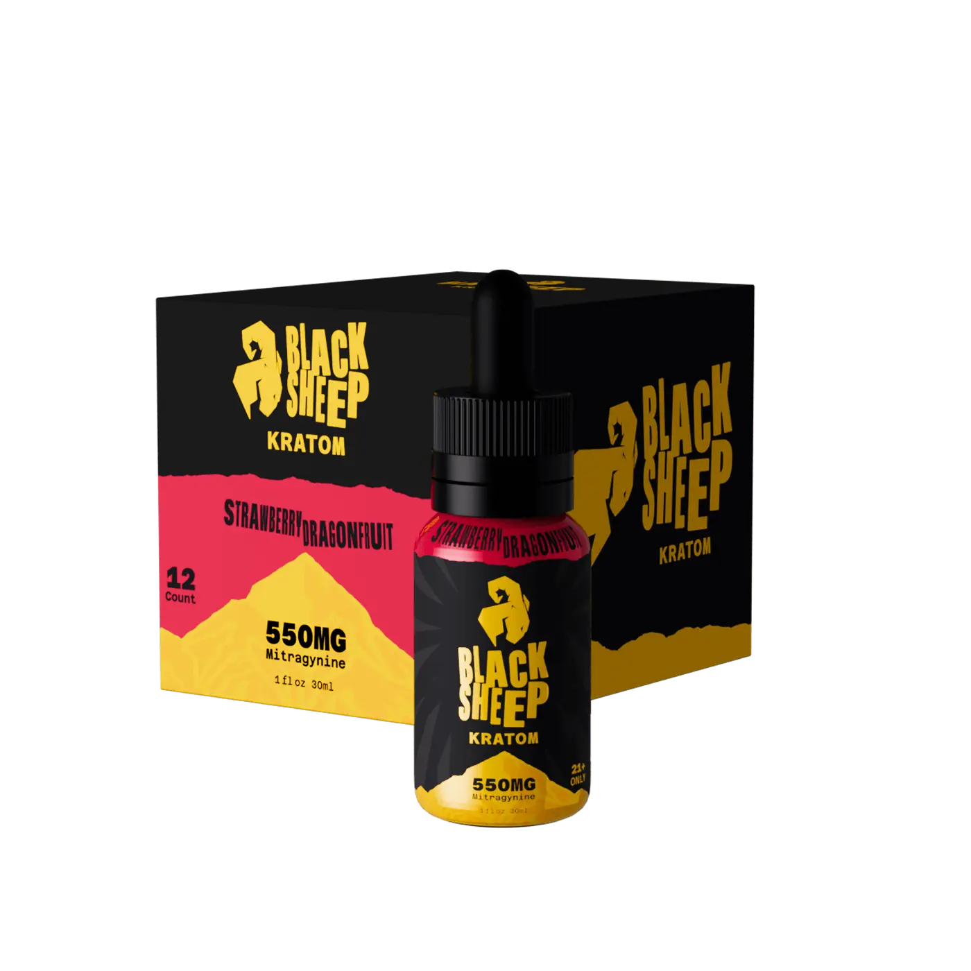 BLACK SHEEP KRATOM TINTURE 550MG