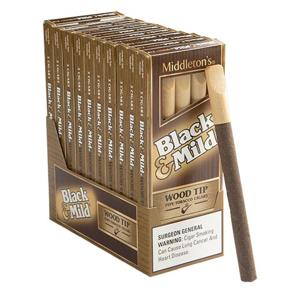 Black & Mild Cigars Original With Wood Tip 1 Pack
