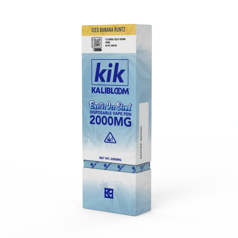 KIK Exotic Ice Blend D8 THCP HHCP Thcv 2000Mg Disposable