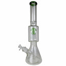 18" Color 8-Arm Jellyfish Perc Beaker Water Pipe “ Smooth & Stylish