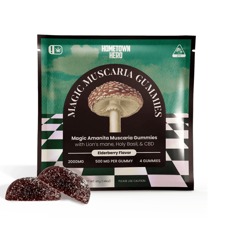Hometown Hero Magic Muscaria Gummies (2000Mg)