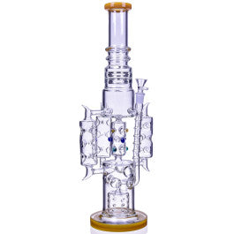 20" Triple Chamber Swirl Return Multi Perc Water Pipe