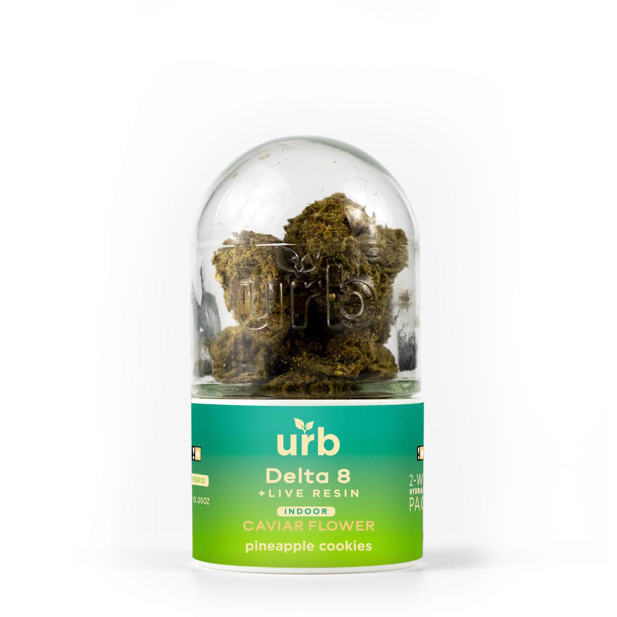 Urb Delta 8 Live Resin Caviar Flower
