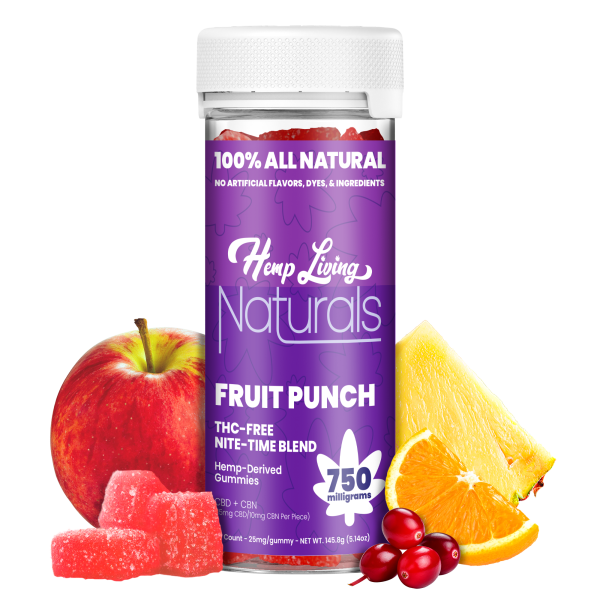 HEMP LIVING NATURALS THC FREE NITE-TIME BLEND CBD + CBN