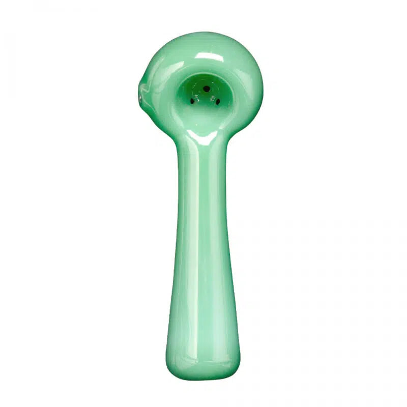 Red Eye Glass 4.5� Solid Colour Spoon W/ Built-In Ash Catcher