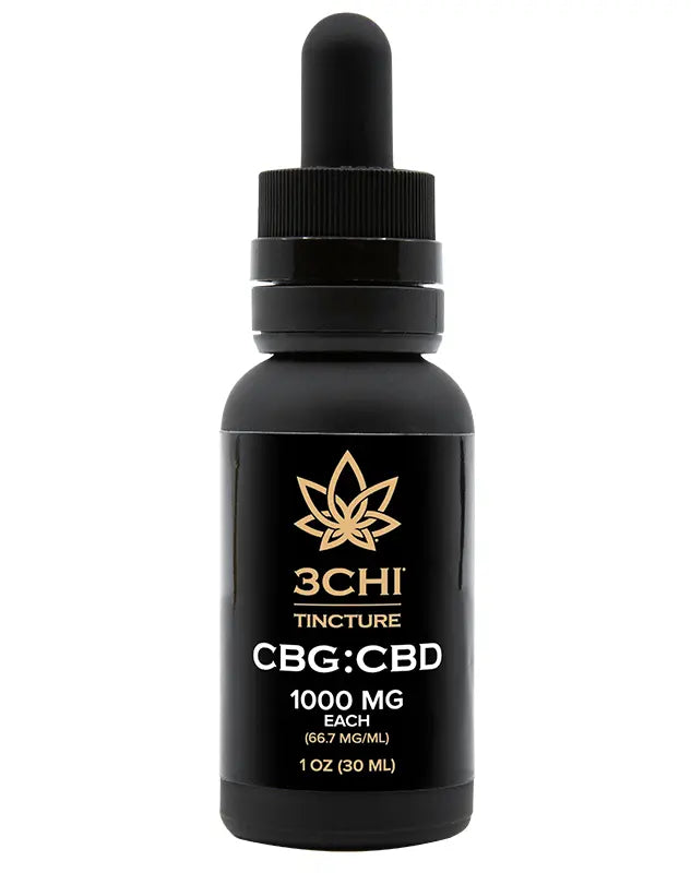 3CHI Cbd + Cbg 1000Mg Oil “ Premium Full-Spectrum Wellness