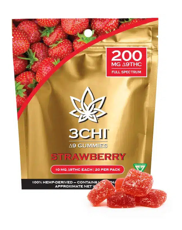 3CHI Delta 9 Gummies 200Mg “ Potent & Delicious