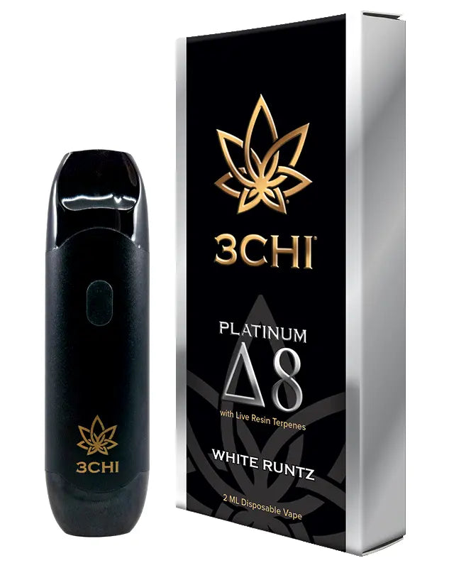 3CHI Platinum Delta 8 Live Resin Disposable “ 2G