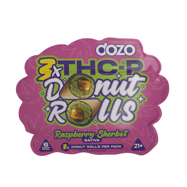 DOZO DONUT ROLLS THCP 2.1G (3CT)