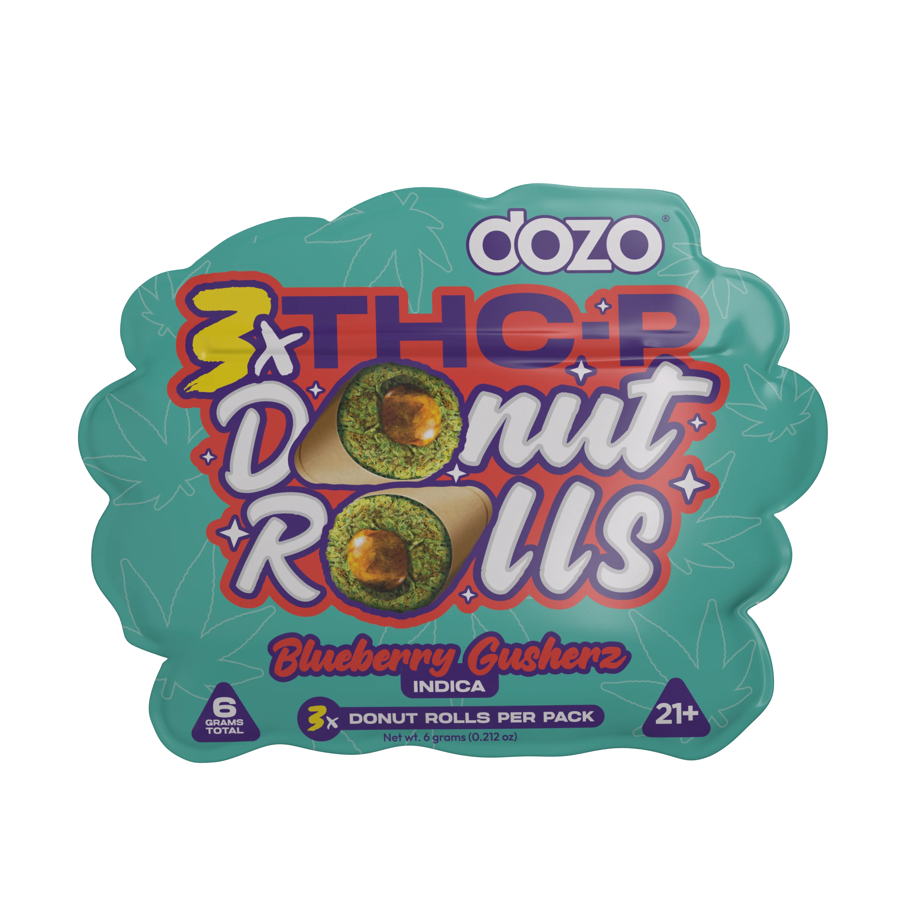 DOZO DONUT ROLLS THCP 2.1G (3CT)