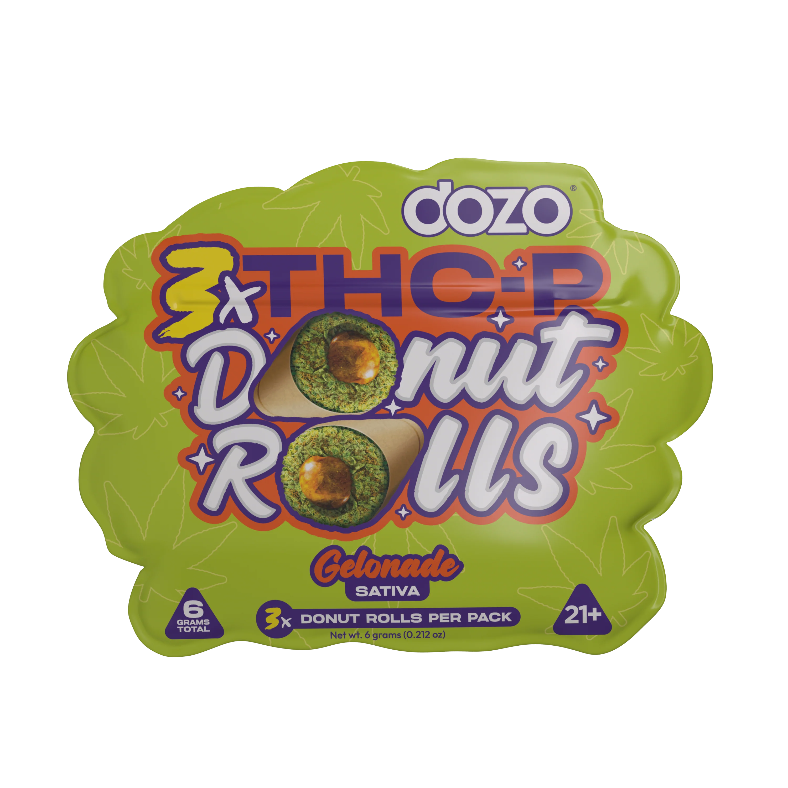 DOZO DONUT ROLLS THCP 2.1G (3CT)