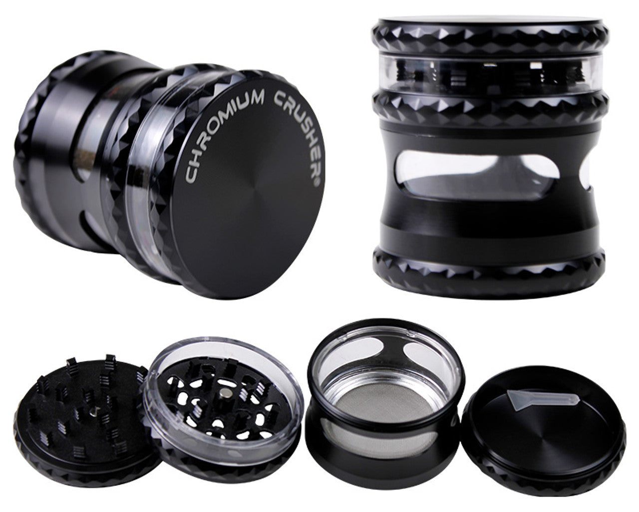 Chromium Crusher Diamond Top Grinder (4-Part)
