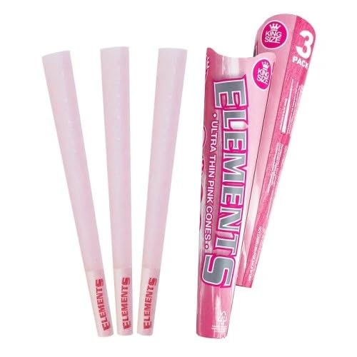 Pink Element King Size Cones (3Pk)