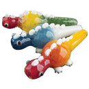 Red Eye Glass 4.5� Dinosaur Hand Pipe