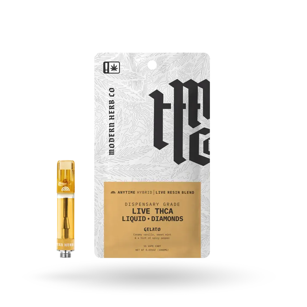 Modern Herb Co. 1G Live THCA Liquid Diamonds Cartridge