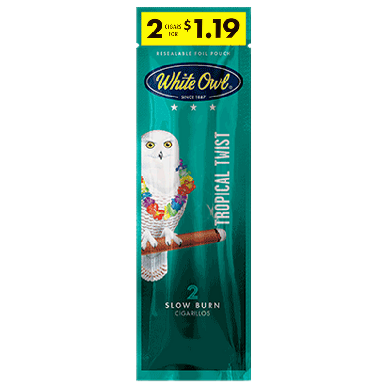 White Owl 2-Pack Cigarillos Tropical Twist
