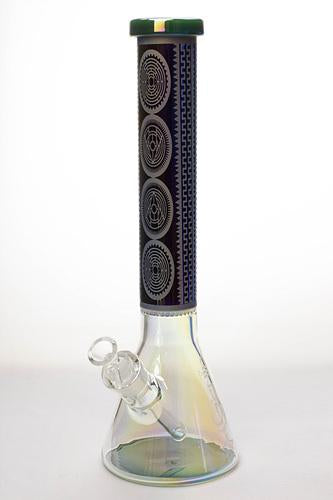 Genie 15.5� 7Mm Colored Metallic Water Pipe Fm704