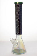 Genie 15.5� 7Mm Colored Metallic Water Pipe Fm704