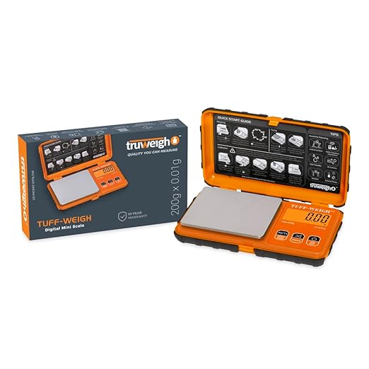 Truweigh Tuff-Weigh Digital Mini Scale 200G X 0.01G