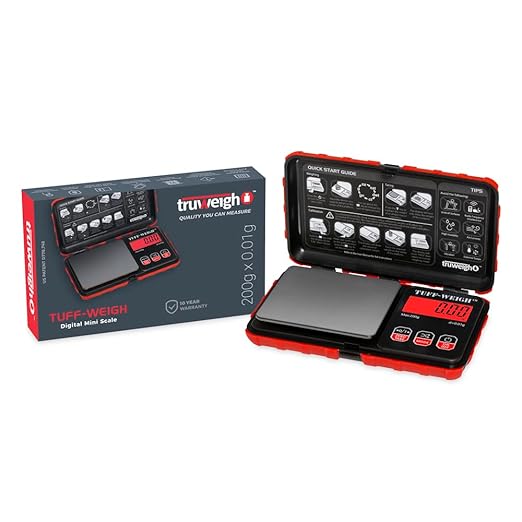 Truweigh Tuff-Weigh Digital Mini Scale 200G X 0.01G