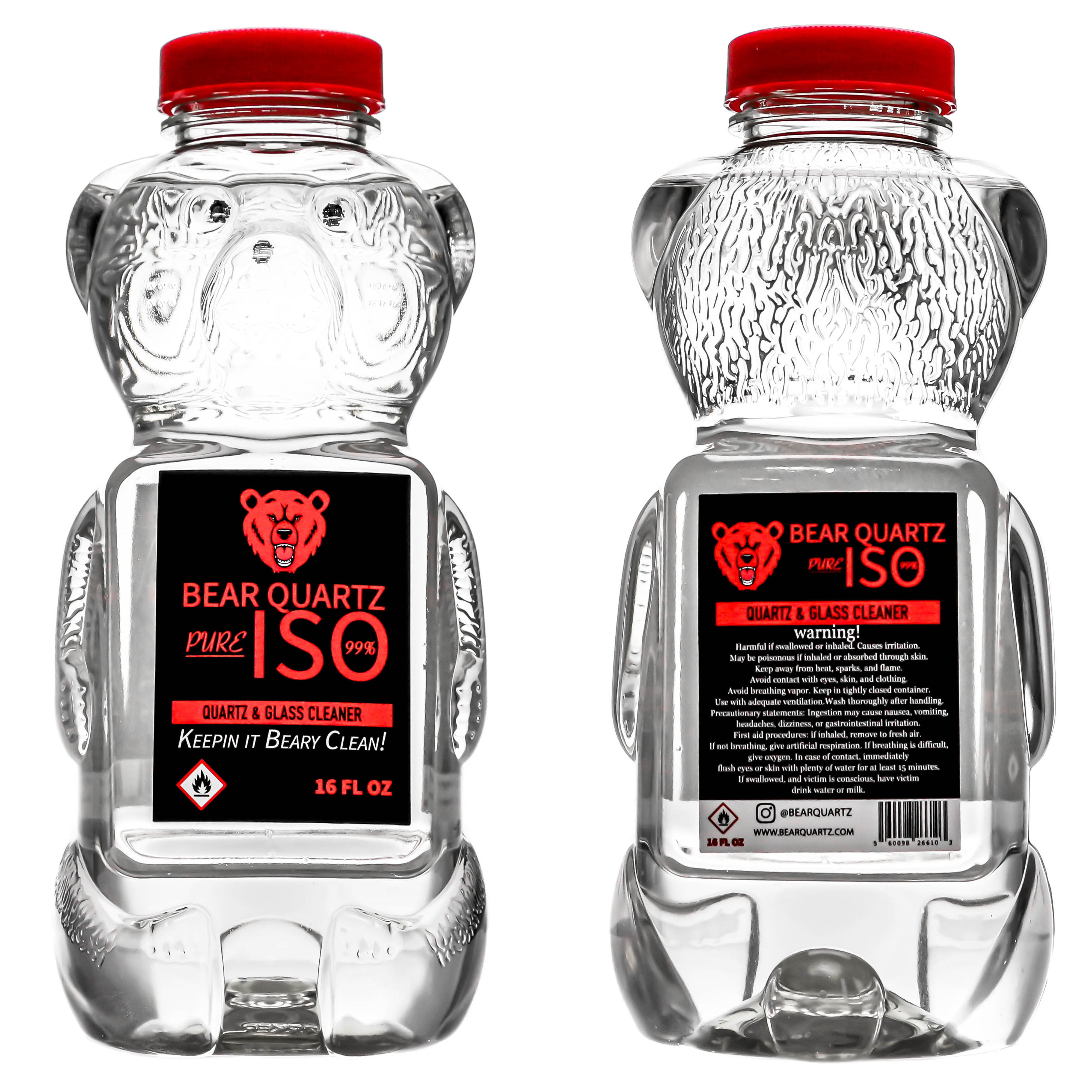 Bear Quartz 99% Iso 16Oz Bottle