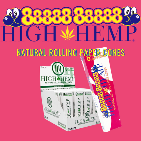 High Hemp Paper Cones (1 1/4)