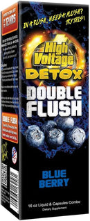 High Voltage Detox Double Flush 16 Oz Blueberry
