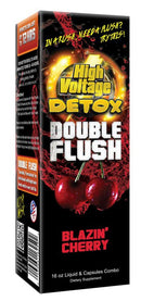 High Voltage Detox Double Flush 16 Oz Blazin Cherry